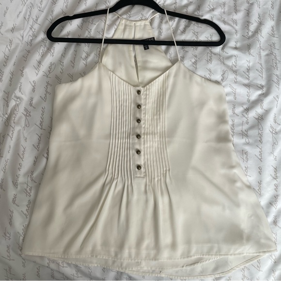 EXPRESS - white strappy blouse - size XS - cream colour - excellent condition - Picture 1 of 2